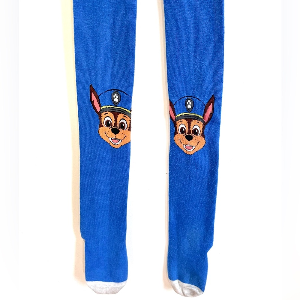 4/$20💥Paw Patrol Chase Face Tights, Bright Blue, Soft Cotton Stretch Blend